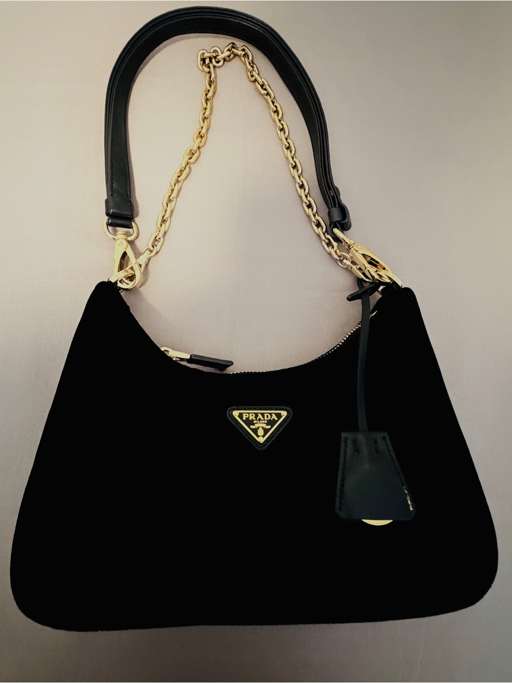 Prada Re-Edition Mini Velvet Bag - Picture 3 of 14